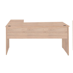Birou reglabil RMS-320-SS-1, stejar, PAL melaminat, 114x75x72 cm