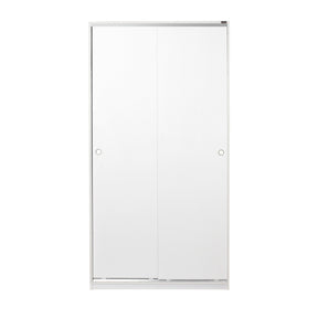 Dulap SWD-436-BB-2, alb, PAL melaminat, 94x182x52 cm