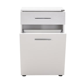 Dulap baie ADR-611-PP-1, alb, PAL, 52x38x83 cm