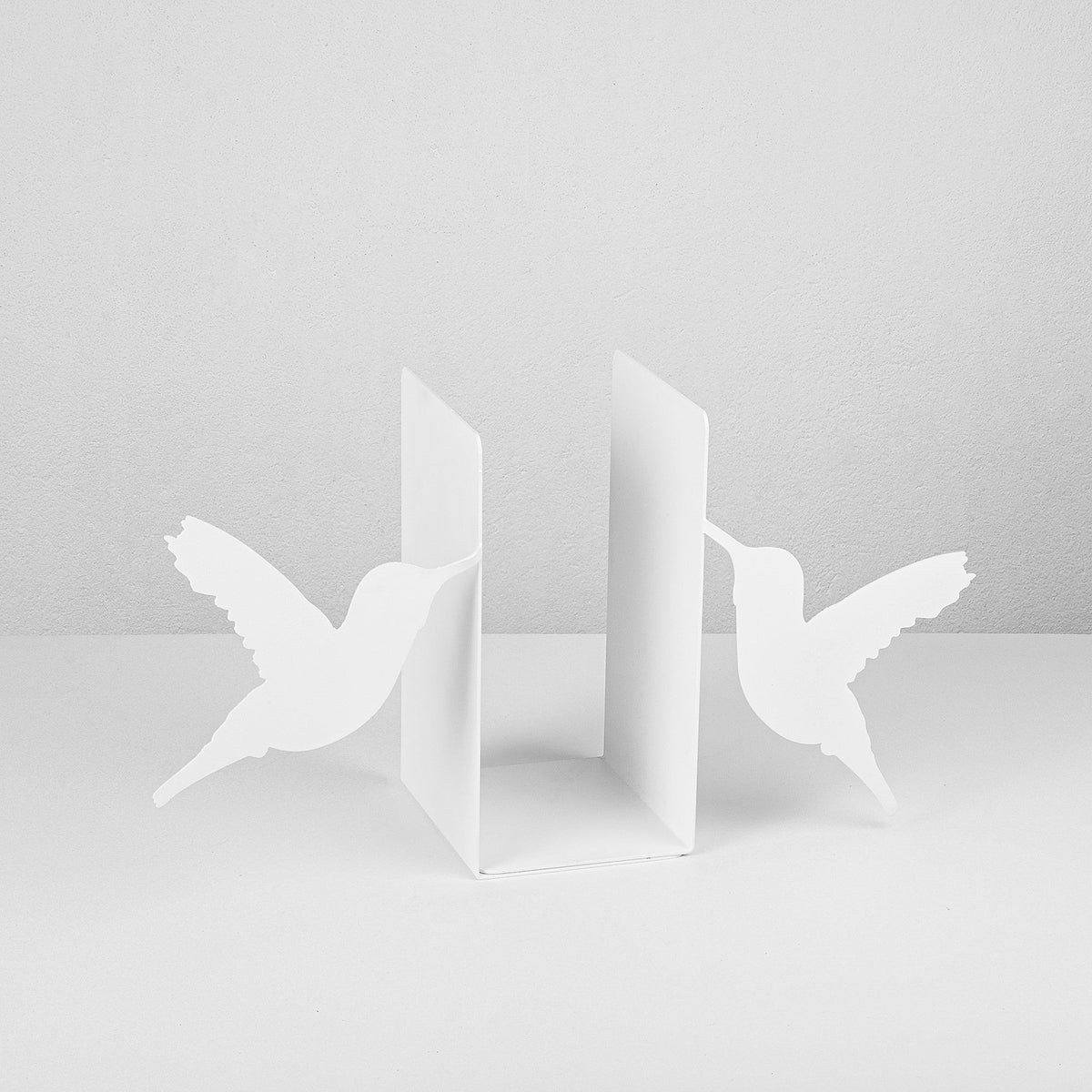 Suport de carti Kitap, alb, metal, 42x14x22 cm