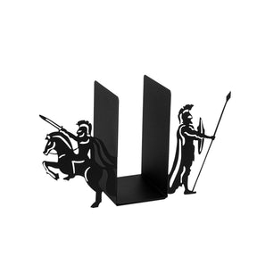 Suport de carti Kitap, negru, metal, 40x14x22 cm
