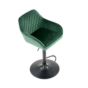 Scaun bar H103, verde, 55x55x114 cm