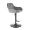 Scaun bar H103, gri, 55x55x114 cm