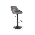 Scaun bar H101, gri, 47x45x106 cm