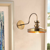 Lampa de perete Berceste - 182VINTAGE-A, metal, auriu, 22x42x23 cm