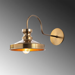 Lampa de perete Berceste - 182VINTAGE-A, metal, auriu, 22x42x23 cm