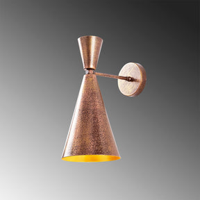 Lampa de perete Berceste - 184VINTAGE-A, corp metalic, cupru, 19x25x39 cm