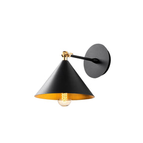 Lampa de perete Berceste - 185BLACK-A, metal, negru, 19x26x20 cm