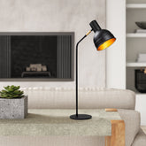 Veioza Berceste - 183BLACK-ML, metal, negru, 17x37x76 cm