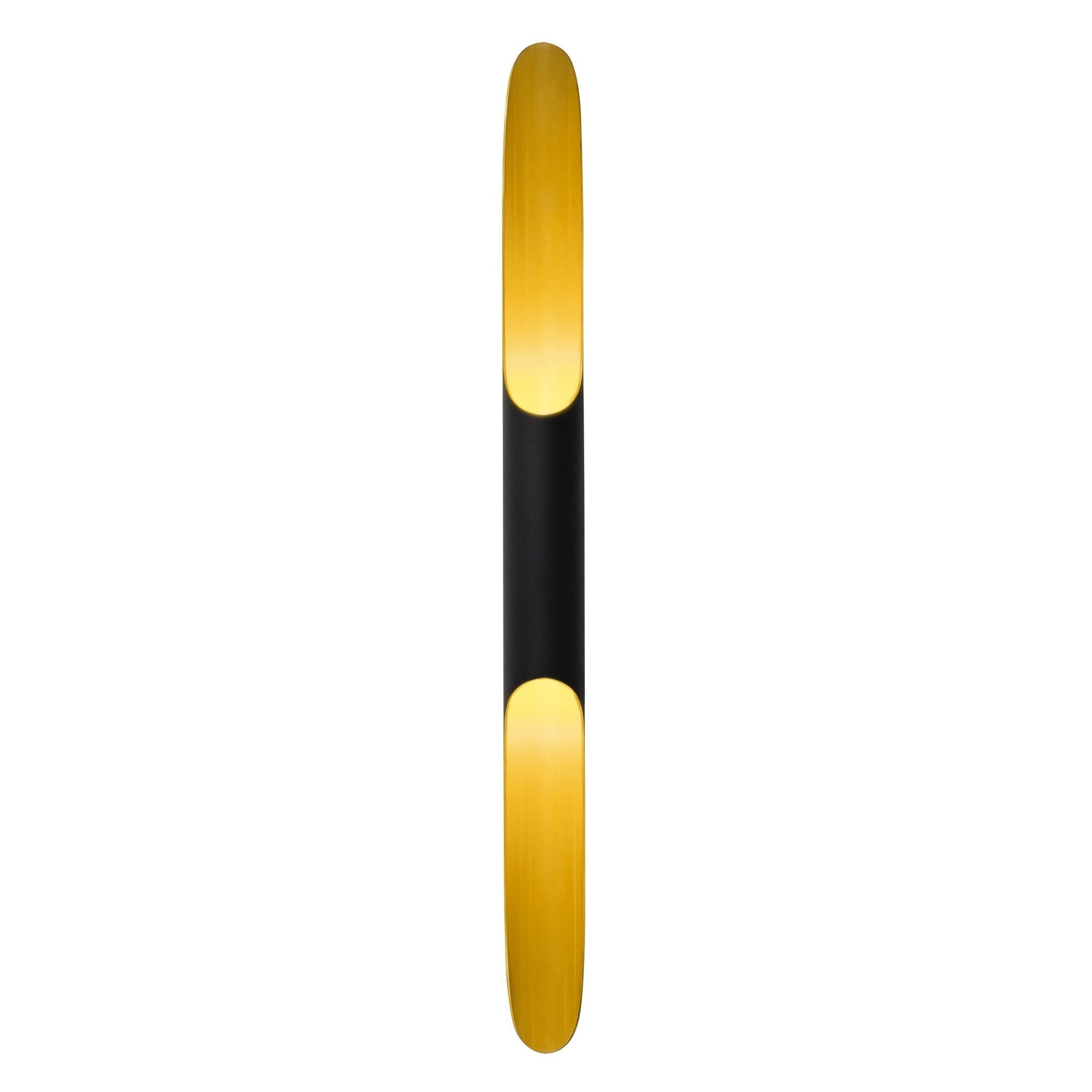Lampa de perete Efsun, 581-A, corp metalic/sticla, negru, 10x12x100 cm