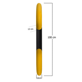 Lampa de perete Efsun, 581-A, corp metalic/sticla, negru, 10x12x100 cm