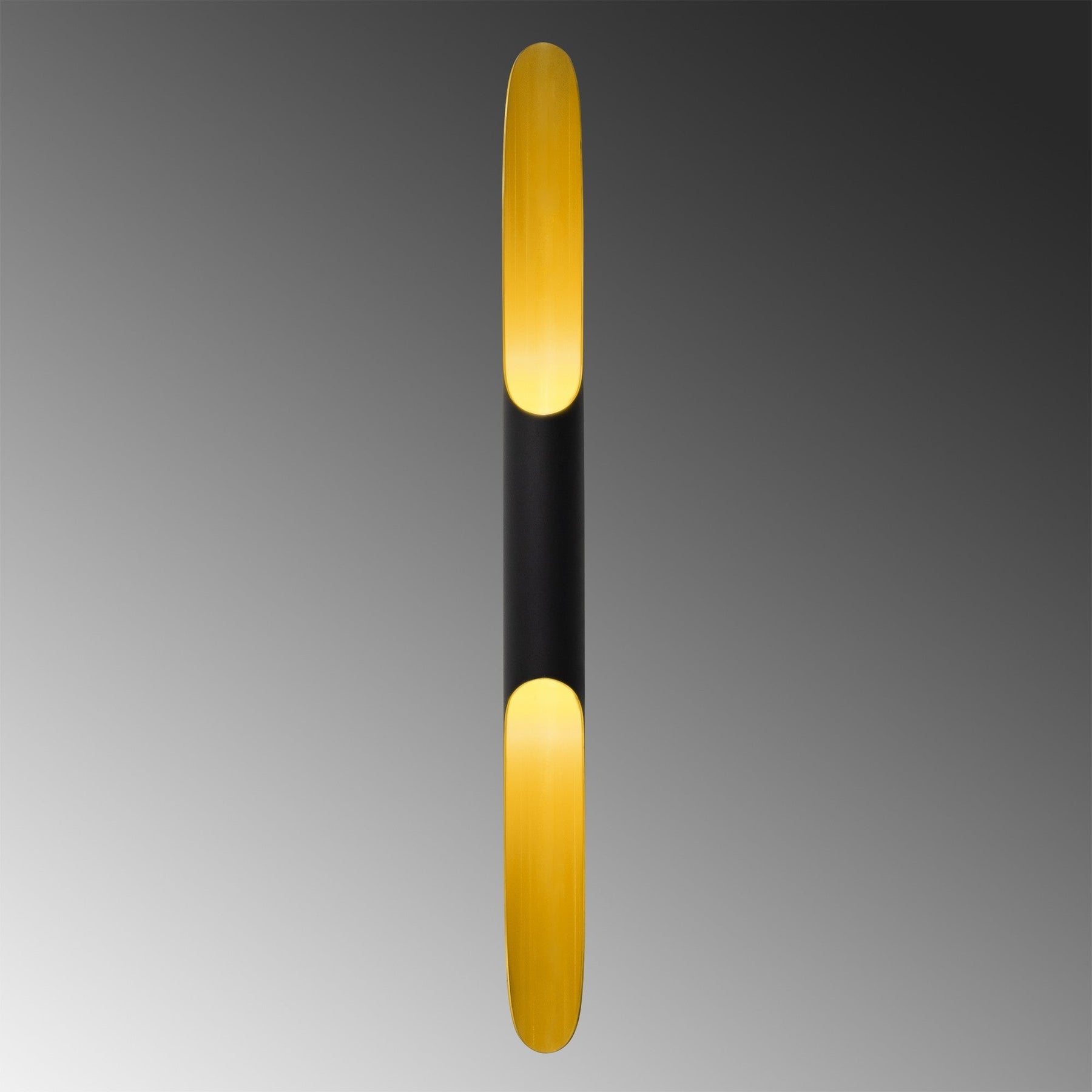 Lampa de perete Efsun, 581-A, corp metalic/sticla, negru, 10x12x100 cm