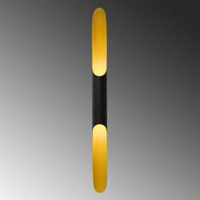 Lampa de perete Efsun, 581-A, corp metalic/sticla, negru, 10x12x100 cm