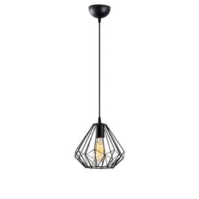 Lustra 704-S, negru, metal, 23x117 cm