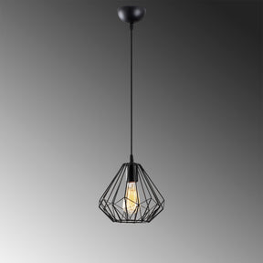 Lustra 704-S, negru, metal, 23x117 cm