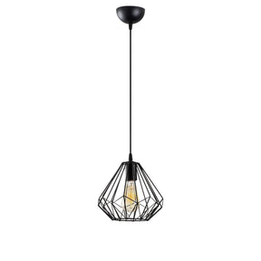 Lustra 704-S, negru, metal, 23x117 cm