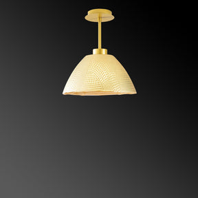 Aplica Bornova - N-163, metal/sticla, auriu, 30x32 cm