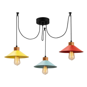 Lustra pe cablu Manavgat, N-553, metal, multicolor, 114X24X100 cm