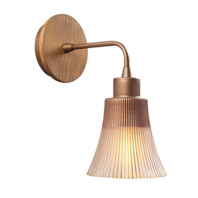 Lampa de perete Foca, N-130, cadru metalic, auriu, 13x28 cm