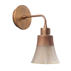 Lampa de perete Foca, N-130, cadru metalic, auriu, 13x28 cm