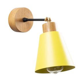 Lampa de perete Manavgat, N-619, cadru metalic, galben, 14x25 cm