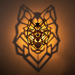 Lampa de perete 594-A, negru, 40x12x54 cm