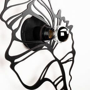 Lampa de perete 597 - A, negru, metal, 41x12x53 cm