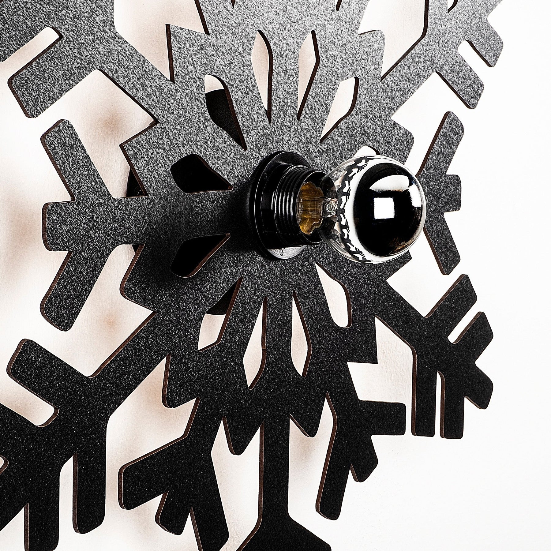 Lampa de perete 606-A, negru, 50x12x45 cm