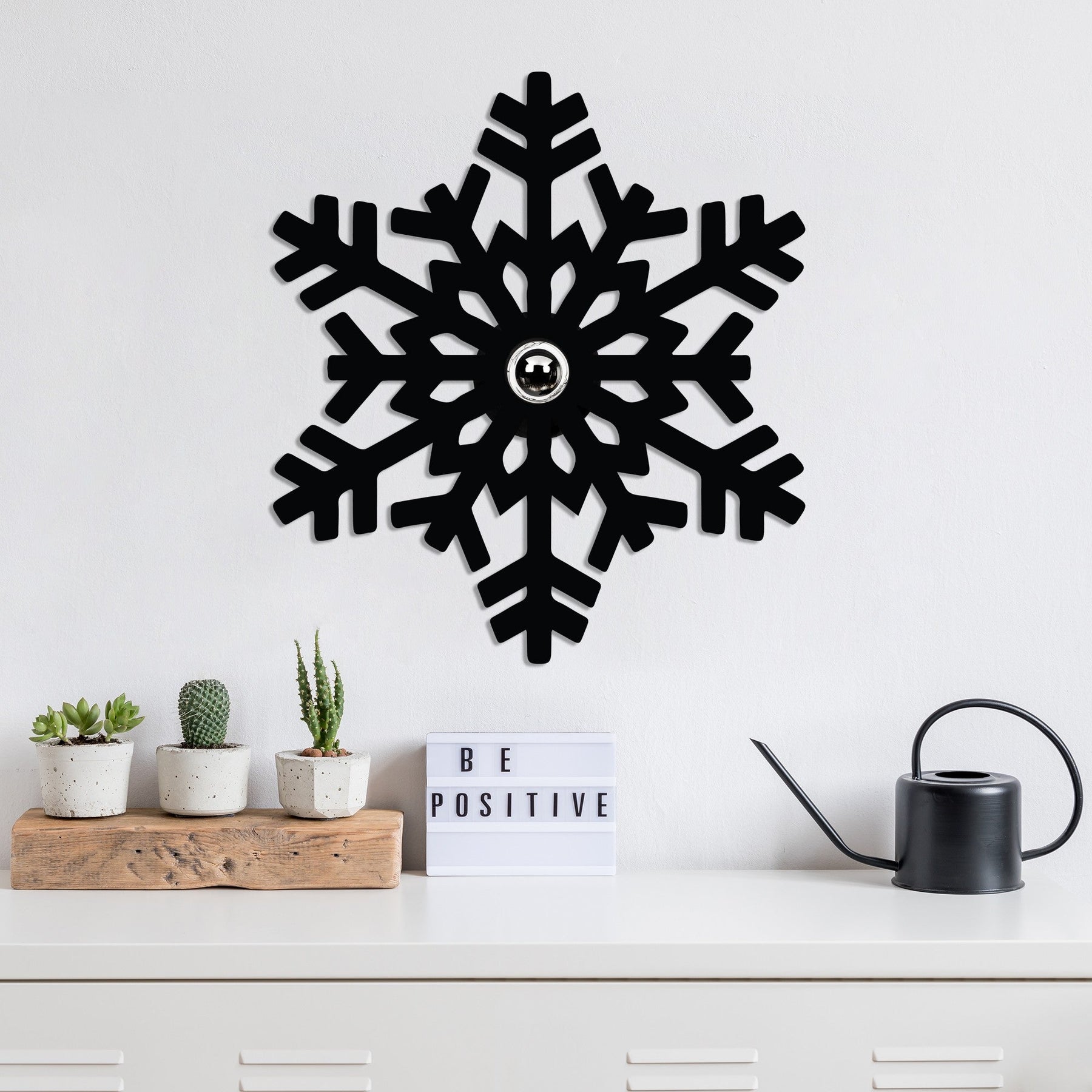 Lampa de perete 606-A, negru, 50x12x45 cm