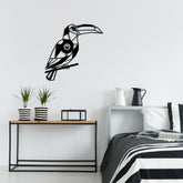 Lampa de perete 611 - A, negru, metal, 50x12x49 cm