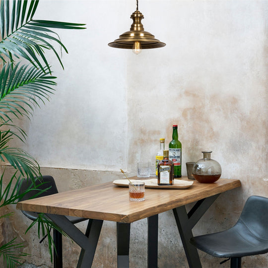 Lustra Sivani, MR-637, metal, auriu, 39x115 cm