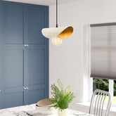 Lampa Sivani, MR - 829, cadru metalic, alb/auriu, 30x17x106 cm