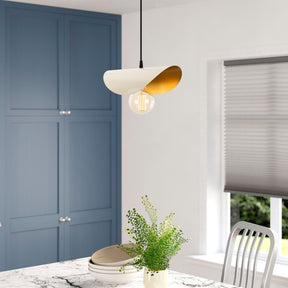Lampa Sivani, MR - 829, cadru metalic, alb/auriu, 30x17x106 cm