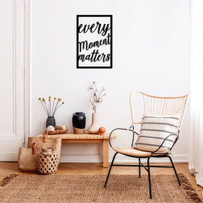 Accesoriu decorativ Every, negru, metal, 40x60 cm