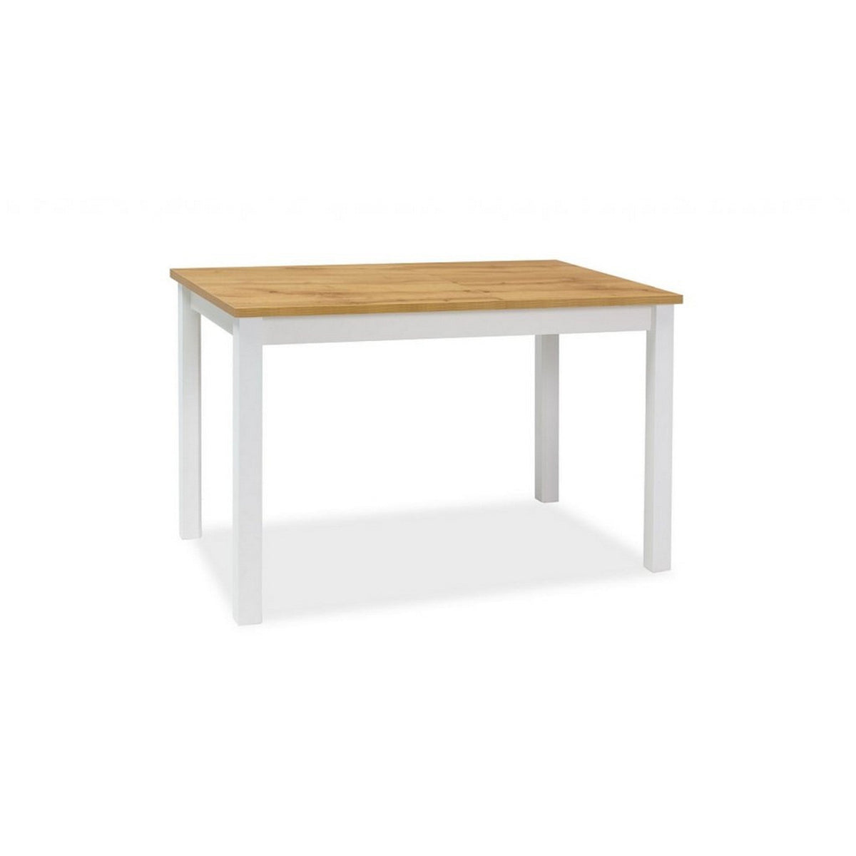 Masa stejar lancelot/alb ADAM, 100x60x75