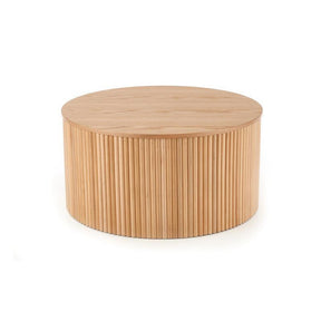 Masuta cafea rotunda din lemn Woody, 80x41 cm