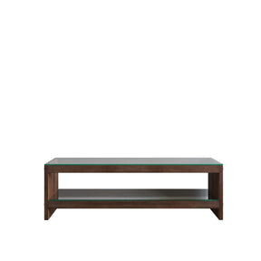 Comoda Tv TV300, nuc, lemn de pin/sticla, 140x40x45 cm