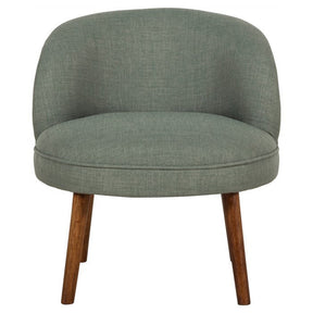 Taburet Nice, verde menta, stofa/lemn, 60x67x66 cm