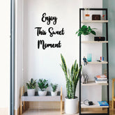 Accesporiu decorativ Enjoy, negru, 106x40 cm