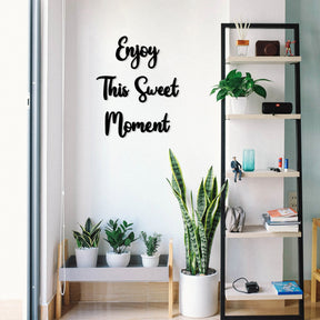 Accesporiu decorativ Enjoy, negru, 106x40 cm
