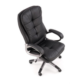 Scaun birou Preston, negru, 68x72x114/124 cm