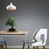 Lustra Dodo, 2422, corp metalic, alb, 22x22x115 cm