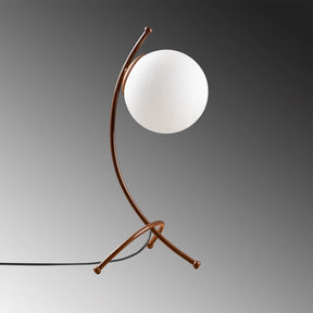 Veioza Yay, 5013, metal/sticla, auriu-roze, 23x18x43 cm