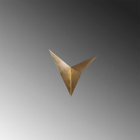 Aplica de perete Bird - 3203, metal, auriu, 34x5x34 cm