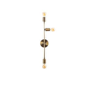 Aplica de perete Bedside - 3170, metal, auriu, 15x15x65 cm