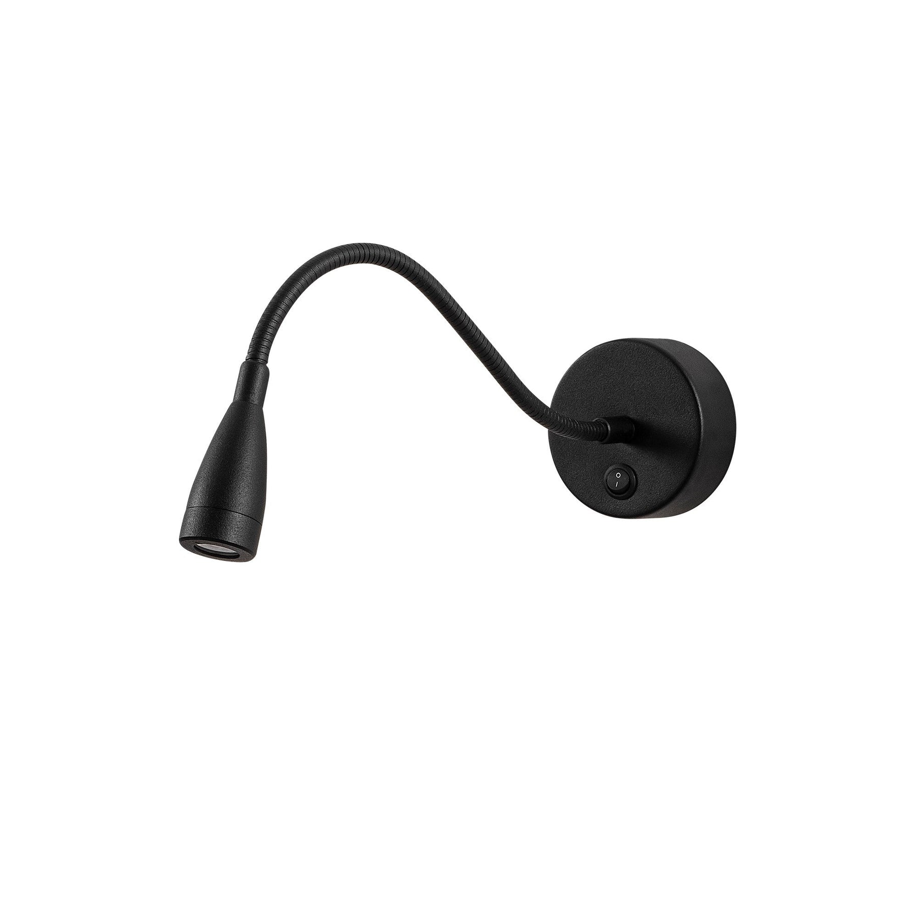 Lampa de perete Reading, 3246, cadru metalic, negru, 8x38x15 cm