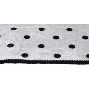 Covor Martin, alb/negru, catifea/poliester, ecru/negru, 120x180 cm