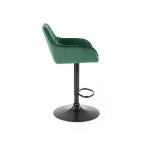 Scaun bar H103, verde, 55x55x114 cm