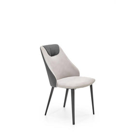 Scaun K470, stofa gri, 48x62x85 cm
