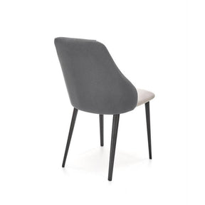 Scaun K470, stofa gri, 48x62x85 cm